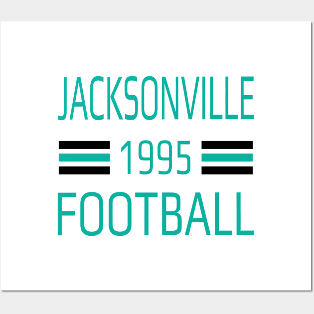 Jacksonville football Classic Wall Art by Medo Creations